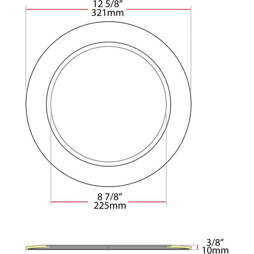 RAB DL Goof Ring Extender Kits 8 Inch-10 Inch Plastic (DL8-10GOOF/R/P)