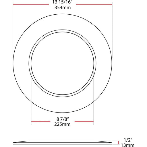RAB DL Goof Ring Extender Kits 8 Inch-12 Inch Plastic (DL8-12GOOF/R/P)