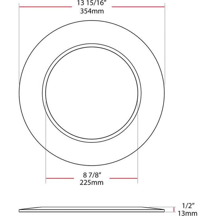 RAB DL Goof Ring Extender Kits 8 Inch-12 Inch Plastic (DL8-12GOOF/R/P)