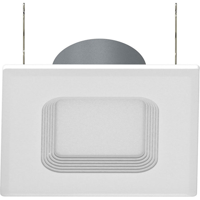 RAB Downlight Recessed 6 Inch Square 10W 1000Lm E26 80 CRI 3000K 120V Baffle (R6S10830120WB)