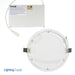 RAB Downlight Wafer 6 Inch Round 12W 750Lm 90 CRI 4000K 120V Smooth (WFR6R12940120WS)