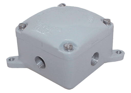 RAB Explosionproof Junction Box 4 Hubs 1/2 Inch Blank Cover (EXB)