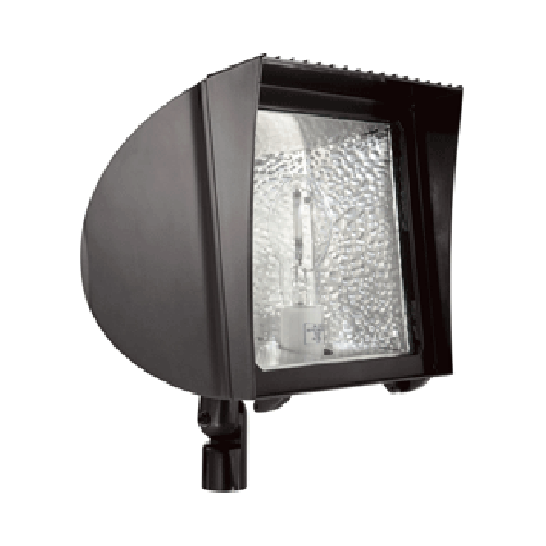 RAB EZ Flood 64W Compact Fluorescent QT HPF Plus Lamp 277V Photocell Bronze (EZF64QT/PC2)