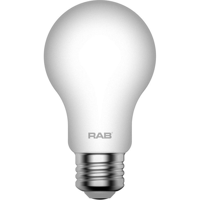 RAB Filament A19 5W 40W Equivalent 450Lm E26 90 CRI 2700K Dimmable Frosted (A19-5-E26-927-F-F)