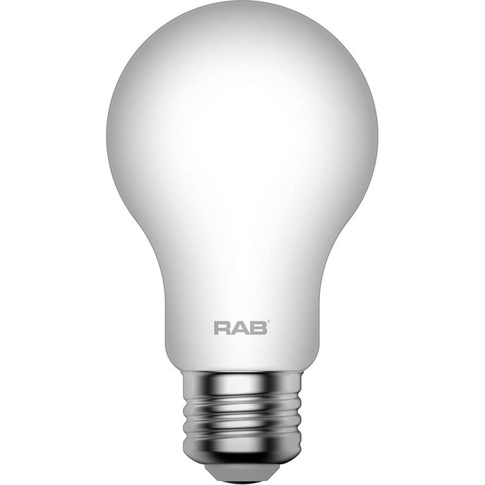 RAB Filament A19 9W 60W Equivalent 810Lm E26 90 CRI 2700K Dimmable Frosted (A19-9-E26-927-F-F)