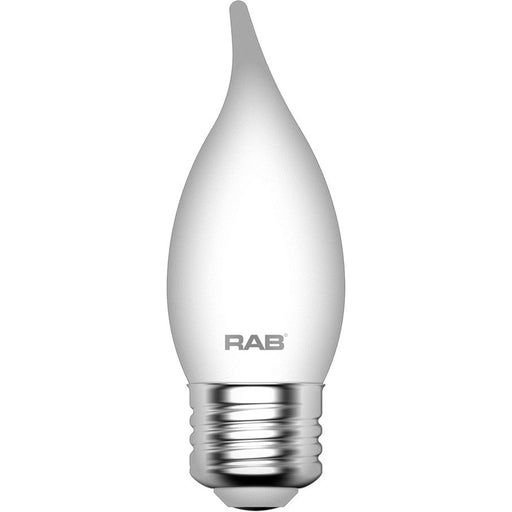 RAB Filament BA11 5.5W 60W Equivalent 500Lm E26 90 CRI 2700K Dimmable Frosted (BA11-5-E26-927-F-F)