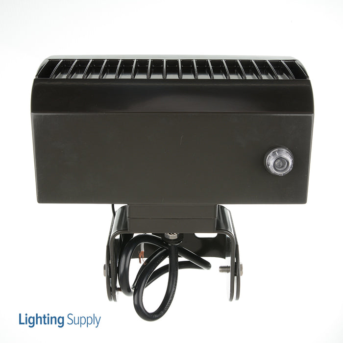 RAB Future Flood 80W 7X6 120V Photocell Warm LED Trunnion On-Off Bronze (FFLED80TY/PC)