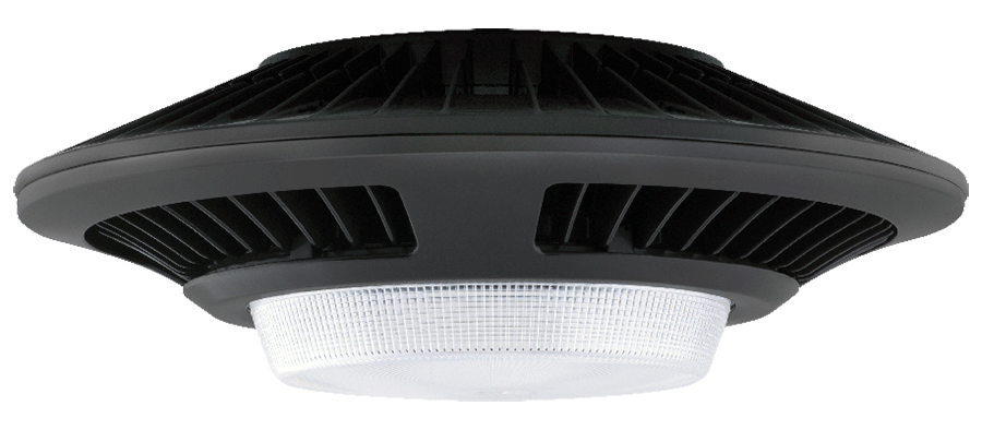 RAB Garage Ceiling 78W Cool LED With Prismatic Lens Bronze (GLED78)