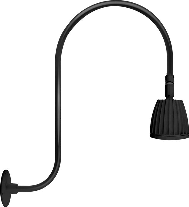 RAB Gooseneck Style3 26W Neutral LED No Shade Black (GN3LED26NB)