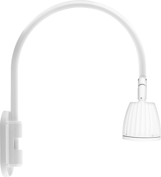 RAB Gooseneck Style4 26W Neutral LED No Shade White (GN4LED26NW)