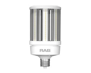 RAB HID ECO Post Top 90W 13500Lm EX39 80 CRI 5000K Bypass (HID-90-EX39-850-BYP-PT-ECO)