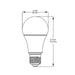 RAB LED Bulb A19 9.5W 60W Equivalent 800Lm E26 90 CRI 3000K Dimmable (A19-9-E26-930-DIM)