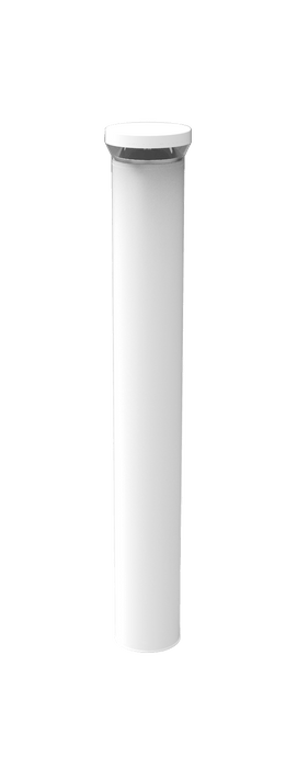 RAB Bollard Round 42 Inch 12W Dimmable Cool 90 Degree White (BLEDR12W/D10)