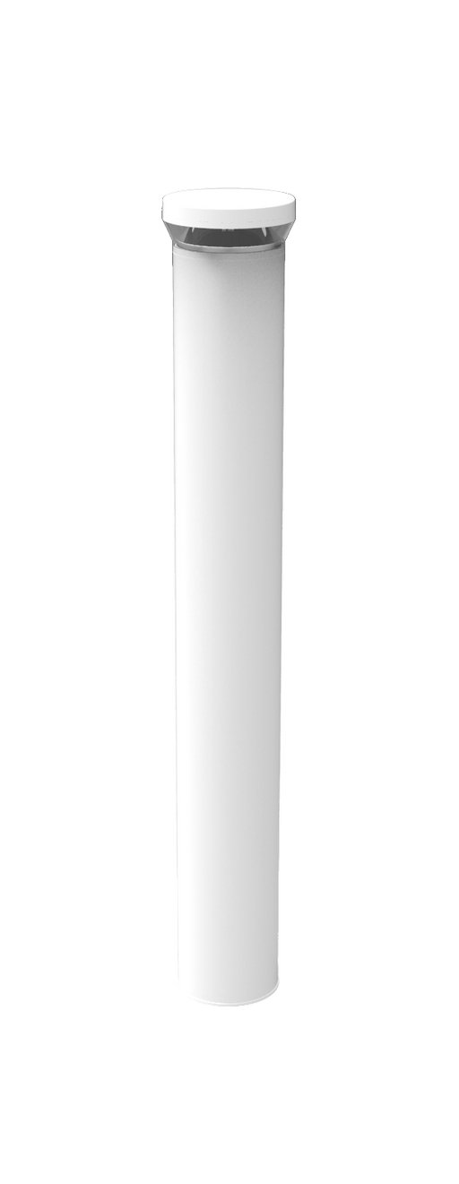 RAB Bollard Round 42 Inch 12W Dimmable Cool 90 Degree White (BLEDR12W/D10)