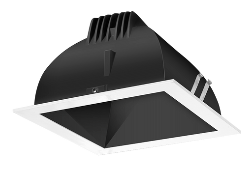 RAB LED Trim MOD 4 Inch Square 50 Degree 3500K 80 CRI Black Cone White Ring (NDLED4SD-50YN-B-W)