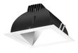 RAB LED Trim MOD 4 Inch Square 50 Degree 2700K 80 CRI Specular Cone White Ring (NDLED4SD-50YY-S-W)