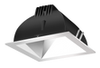 RAB LED Trim MOD 4 Inch Square 50 Degree 2700K 90 CRI Specular Cone Silver Ring (NDLED4SD-50YYHC-S-S)