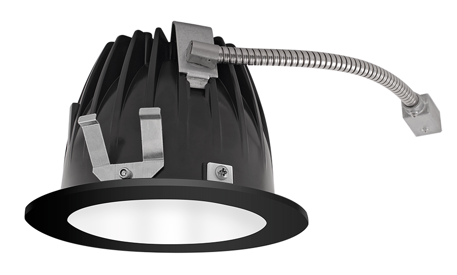 RAB NDLED6RD-50Y-W-B LED Trim MOD 6 Inch Round 50 Degree White Cone ...