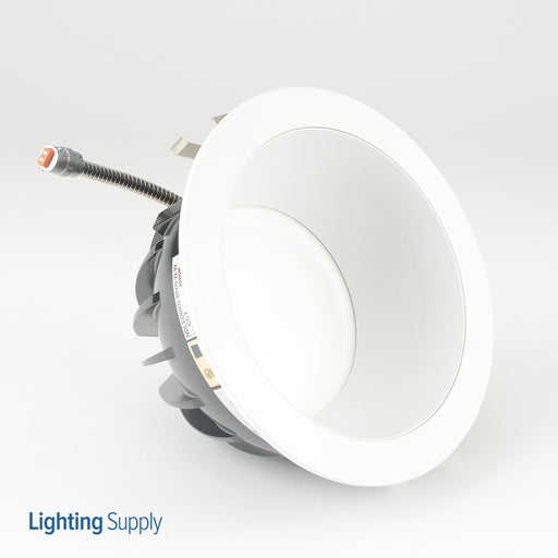 RAB LED Trim MOD 6 Inch Round 80 Degree 3500K 80 CRI White Cone White Ring (NDLED6RD-80YN-W-W)