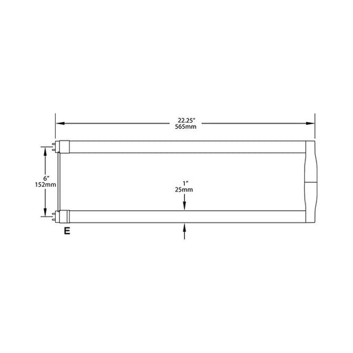 RAB LED U Bend Glass Type A 15W 3000K 2100Lm (U6-15-830-DIR)