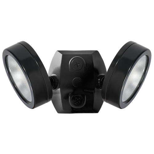 RAB Leslie Bullet Flood 2X13W LED 120V 3000K 80 CRI Black (LES2X13YB)