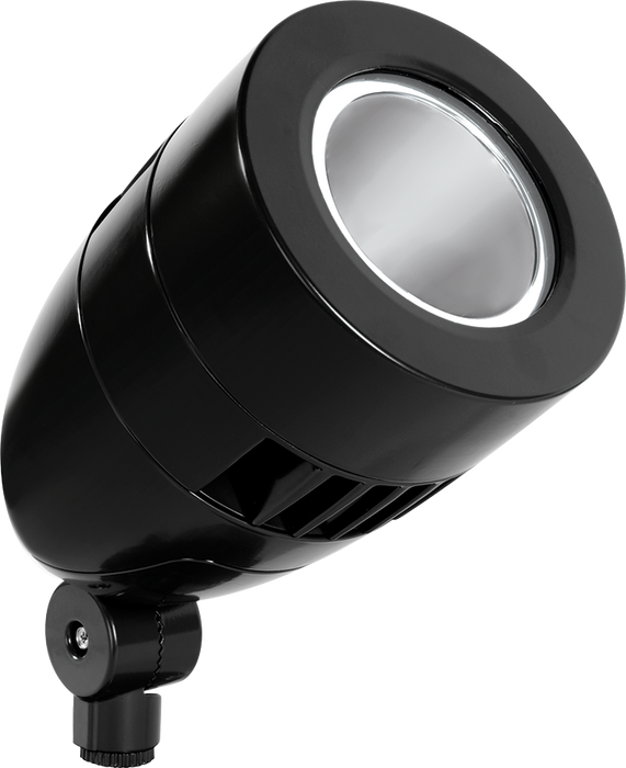 RAB LFlood 13W Cool LED Spot Bullet With Hood And Lens Black (HSLED13B)