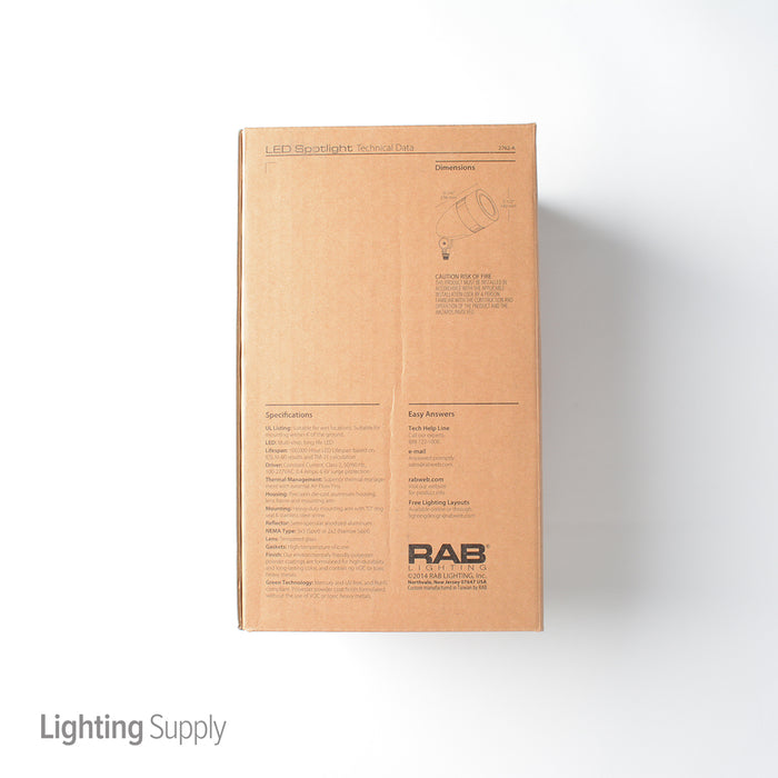 RAB LFlood 26W Cool LED With Narrow Reflector HBLED Bronze (HNLED26A)