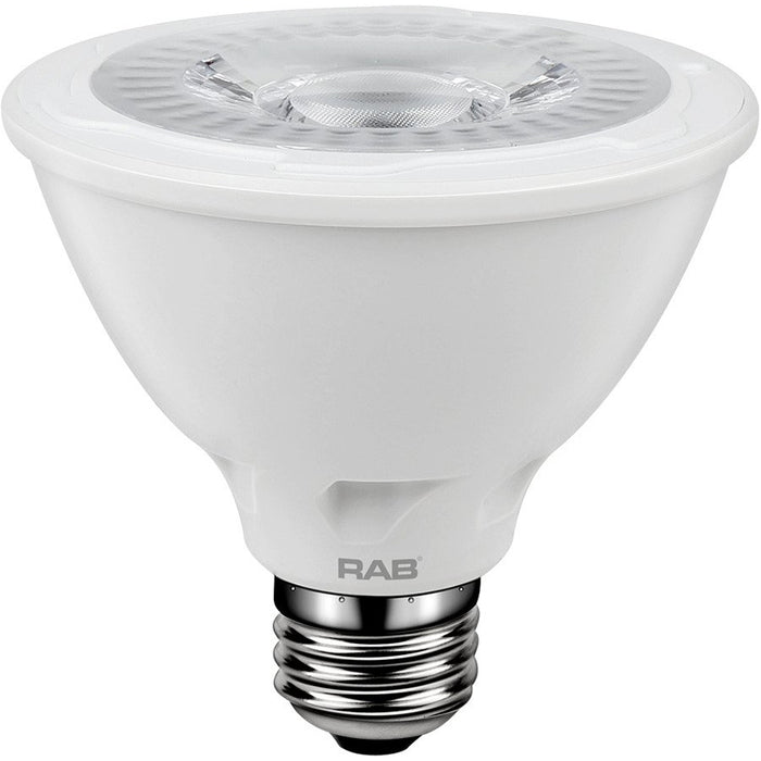 RAB PAR30S 11W 75W Equivalent 900Lm E26 90 CRI 3000K Dimmable 40 Degree (PAR30S-11-930-40D-DIM)