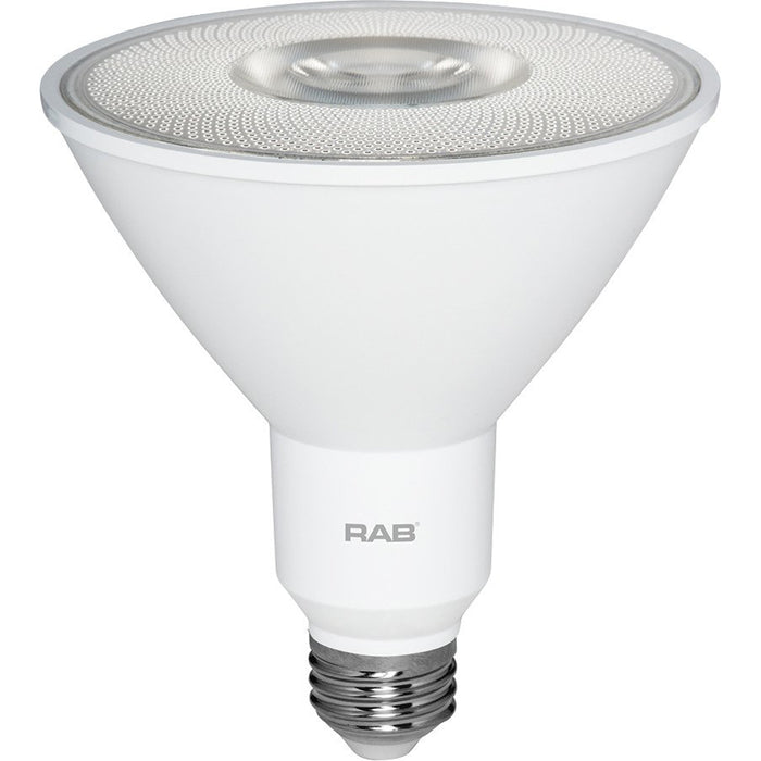 RAB PAR38 12W 90W Equivalent 950Lm E26 90 CRI 3000K Dimmable 40 Degree (PAR38-12-930-40D-DIM)