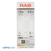 RAB PLS Vertical 5.5W 13W Equivalent 620Lm Gx23 80 CRI 3500K Hybrid (PLS-5.5-V-835-HYB)