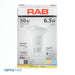 RAB R20 7W 50W Equivalent 550Lm E26 90 CRI 3000K Dimmable (R20-7-930-DIM)