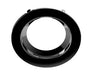 RAB Recessed Retrofit Downlight Trim 4 Inch Round Smooth Black (DLTRIM/R4RS-B)