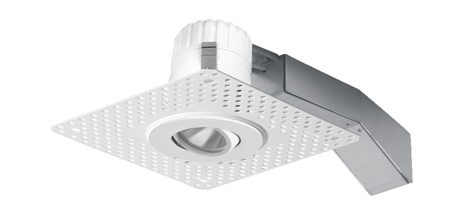 RAB Remodeler 2 Inch Round Adjustable 8W 2700K 80 CRI LED Triac 20 Degree Trimless White (RDLED2AR8-20YY-TLW)