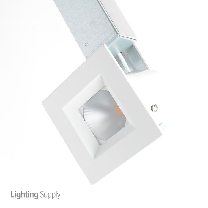 RAB Remodeler 2 Inch Square 8W 2700K Triac Dimming 20 Degree 1/2 Inch Trim White Ring (RDLED2S8-20YY-TW)