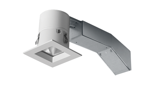 RAB Remodeler 2 Inch Square 8W 2700K Triac Dimming 40 Degree 1/2 Inch Trim White Ring (RDLED2S8-40YY-TW)