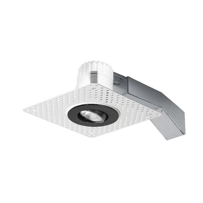 RAB Remodeler 2 Inch Round Adjustable 8W 4000K 80 CRI LED Triac 40 Degree Trimless Black (RDLED2AR8-40N-TLB)