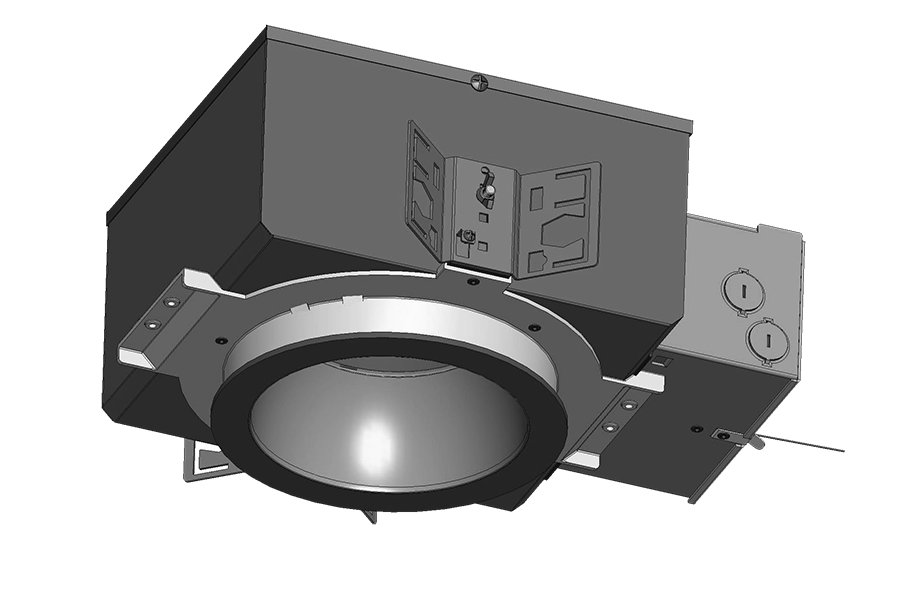 RAB Rough-In IC Rated 6 Inch Round 26W 0-10V Dimming (NDIC6R26D)