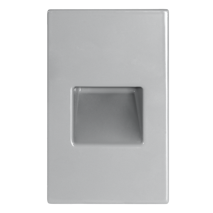 RAB Steplight Recessed Vertical 3W 277V 2700K Silver (FSLEDV3YYS/277)