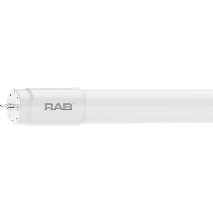 RAB T8 LED Glass 2 Foot Type A 6W 3500K 800Lm Double Ended (T8-6-24G-835-DIR)