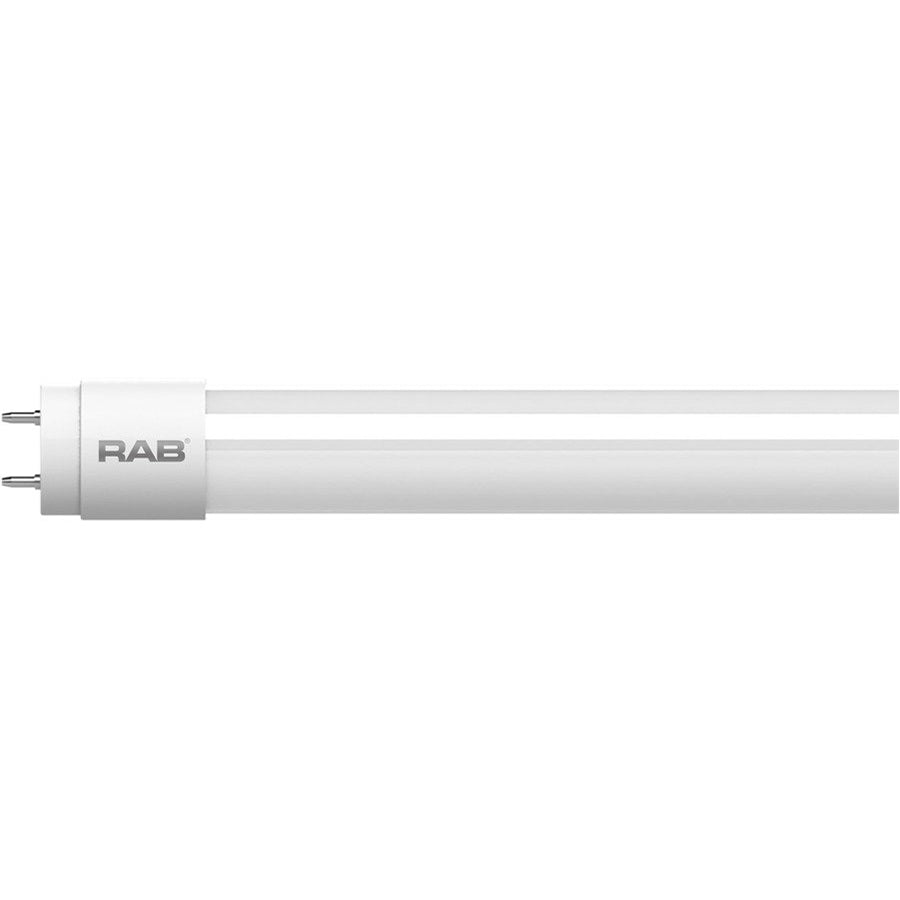 RAB T8-10.5-48G-830-DIR T8 LED Glass 4 Foot Type A 10.5W 3000K 1800Lm ...