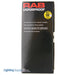 RAB Vaporproof 100 Ceiling 4 Inch Box 1/2 Inch Black Glass Globe Cast Guard (VX100DGB)