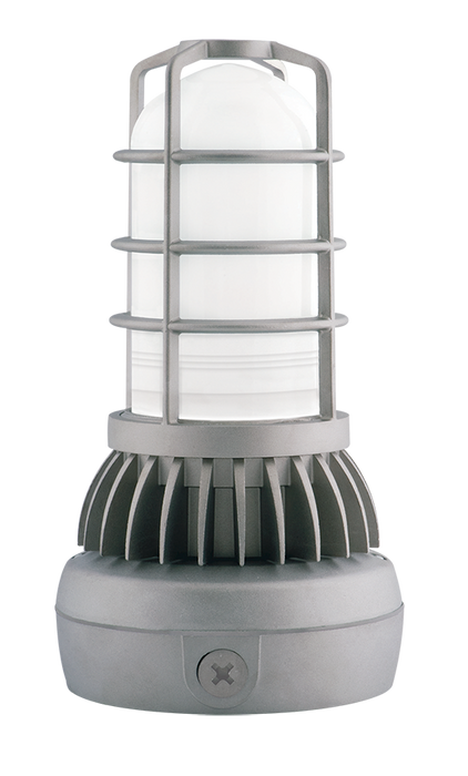 RAB Vaporproof Uplight 13W Warm LED Swivel Photocell Ceiling Frosted Globe And Guard (VXLED13YDG/UP/PCS)