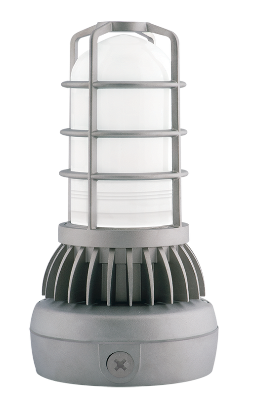 RAB Vaporproof Uplight 26W Warm LED 277V Swivel Photocell Ceiling Frosted Globe And Guard (VXLED26YDG/UP/PCS2)