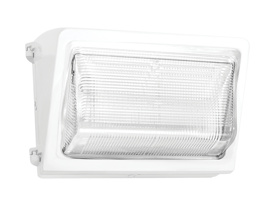 RAB Wall Pack 37W Warm LED 120-277V With Glass Lens White (WP2LED37YW)