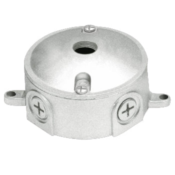 RAB Weatherproof 3 Inch Box Round 3/4 Tap And Cover With 1/2 Inch Hole (LRT5-3/4)