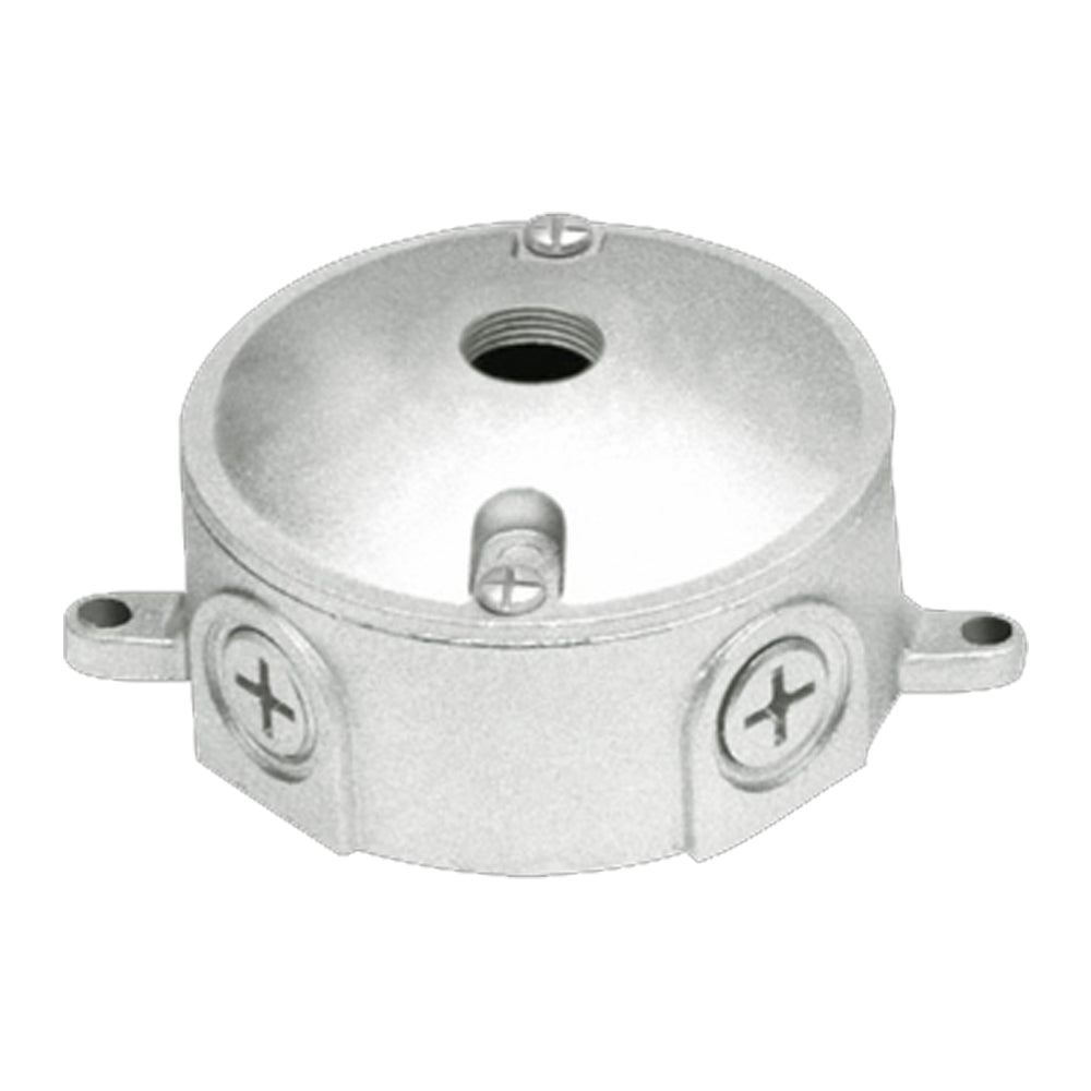RAB VXJ1-3/4 Weatherproof Round Box 3/4 Inch One 1/2 Inch Hole Cover ...