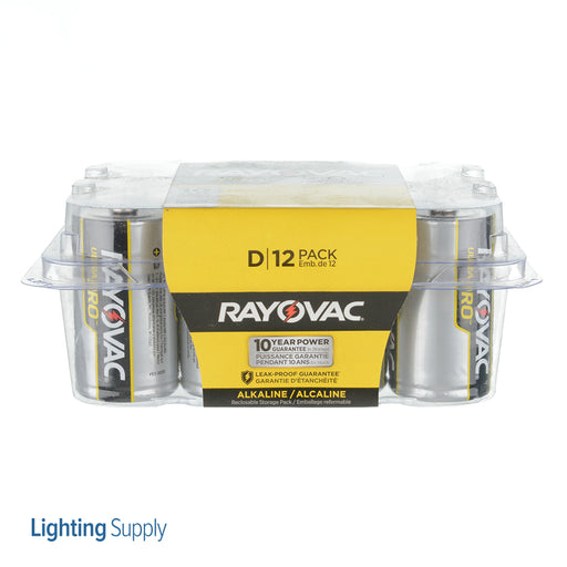 Rayovac Ultra Pro Alkaline Reclosable D Sold as 12 Pack (ROV-ALD-12PPJ)