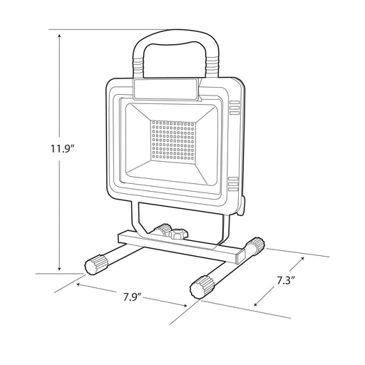 Feit Electric 3000Lm Plug-In LED Work Light (WORK3000XLPLUG)