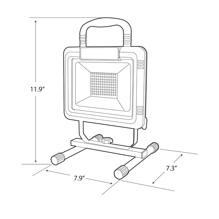 Feit Electric 3000Lm Plug-In LED Work Light (WORK3000XLPLUG)