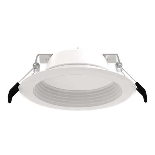 RAB Regress Wafer FA 4 Inch Round Metal White 8W Baffle 600Lm 5 CCT 90 CRI Triac Dimming (RDLFA-4R895CCT120WB)